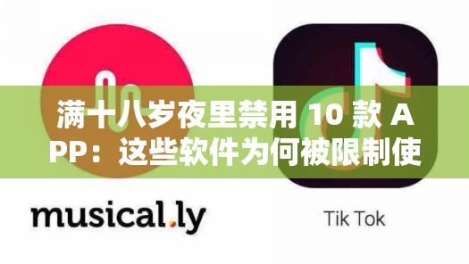 满十八岁夜里禁用 10 款 APP：这些软件为何被限制使用