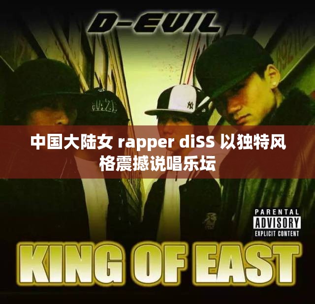 中国大陆女 rapper diSS 以独特风格震撼说唱乐坛