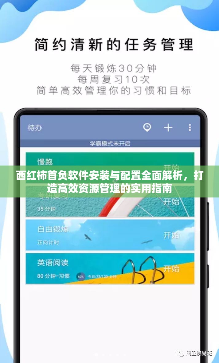 西红柿首负软件安装与配置全面解析，打造高效资源管理的实用指南