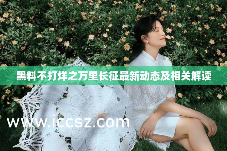 黑料不打烊之万里长征最新动态及相关解读