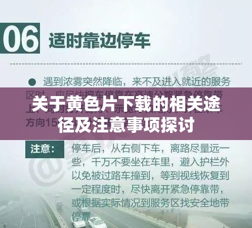 关于黄色片下载的相关途径及注意事项探讨