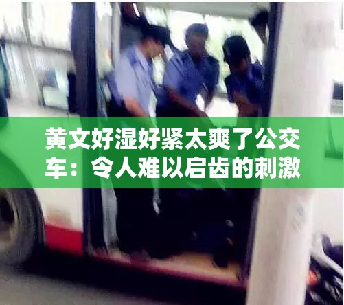 黄文好湿好紧太爽了公交车：令人难以启齿的刺激之旅