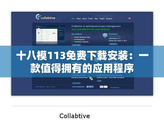 十八模113免费下载安装：一款值得拥有的应用程序