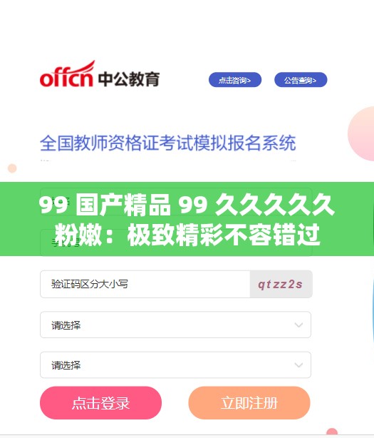 99 国产精品 99 久久久久久粉嫩：极致精彩不容错过