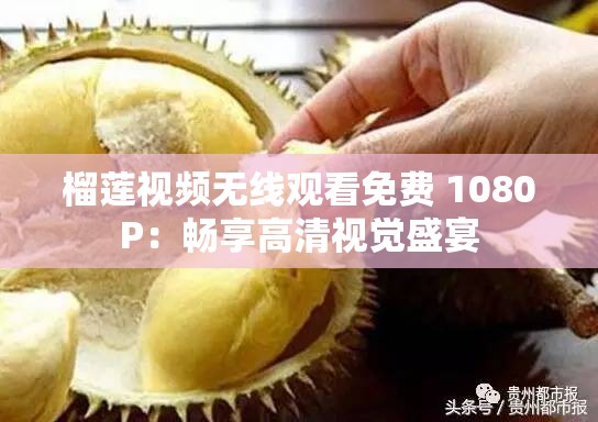 榴莲视频无线观看免费 1080P：畅享高清视觉盛宴