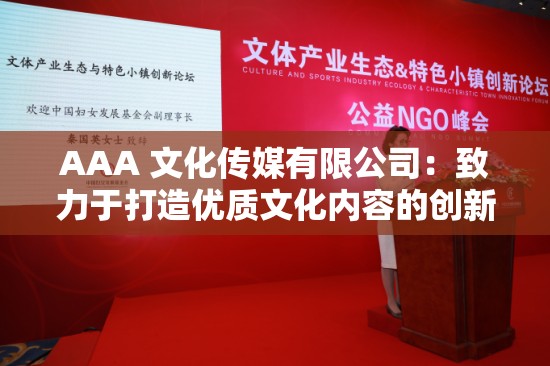 AAA 文化传媒有限公司：致力于打造优质文化内容的创新型企业