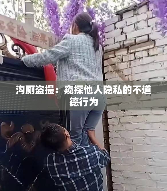 沟厕盗撮：窥探他人隐私的不道德行为