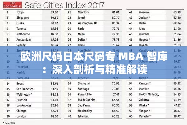 欧洲尺码日本尺码专 MBA 智库：深入剖析与精准解读