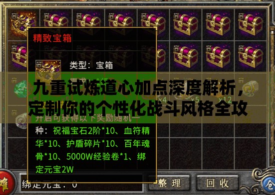 九重试炼道心加点深度解析，定制你的个性化战斗风格全攻略