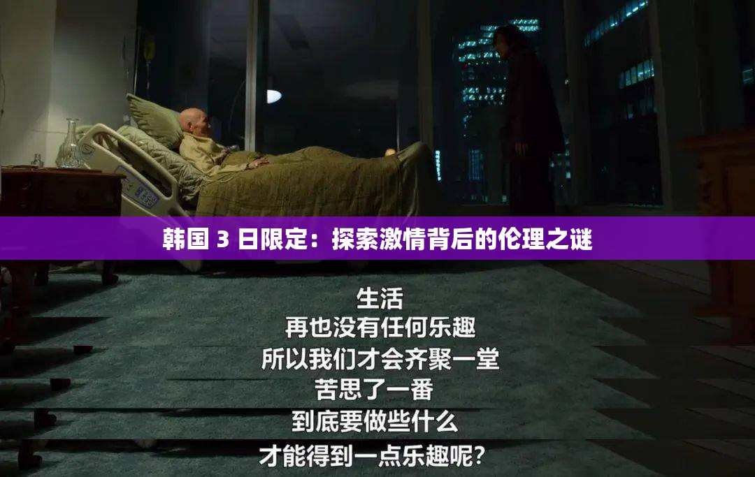 韩国 3 日限定：探索激情背后的伦理之谜