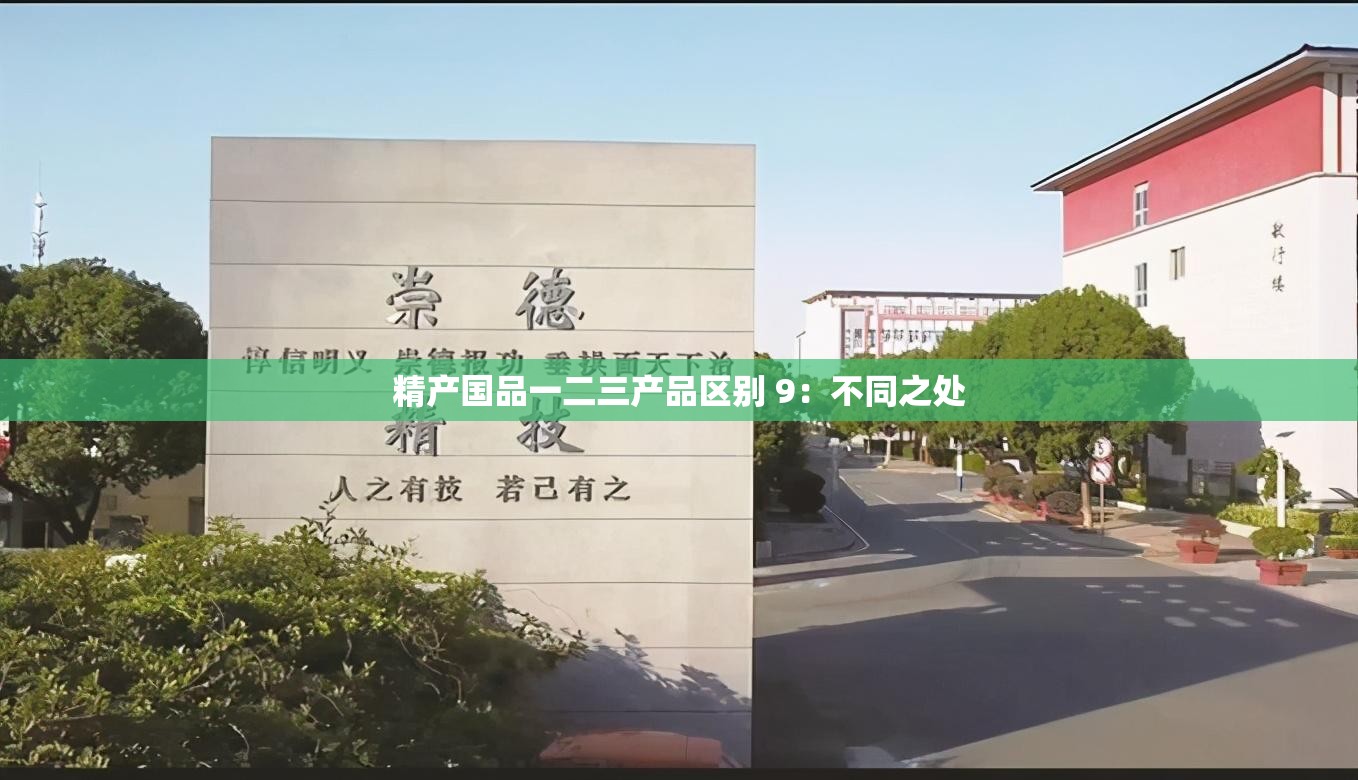 精产国品一二三产品区别 9：不同之处