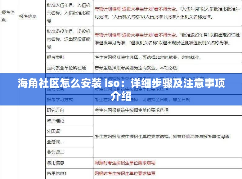 海角社区怎么安装 iso：详细步骤及注意事项介绍