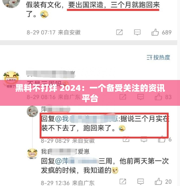 黑料不打烊 2024：一个备受关注的资讯平台