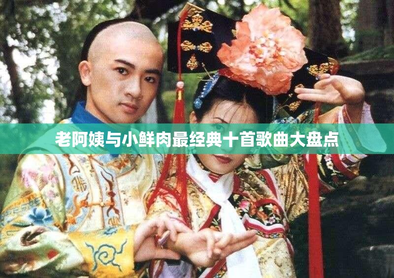 老阿姨与小鲜肉最经典十首歌曲大盘点