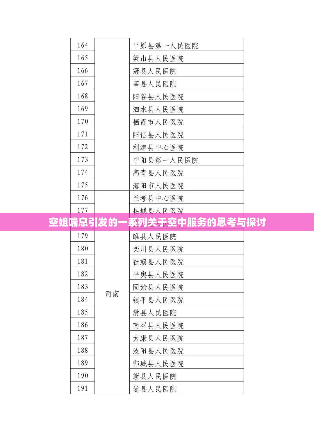 空姐喘息引发的一系列关于空中服务的思考与探讨