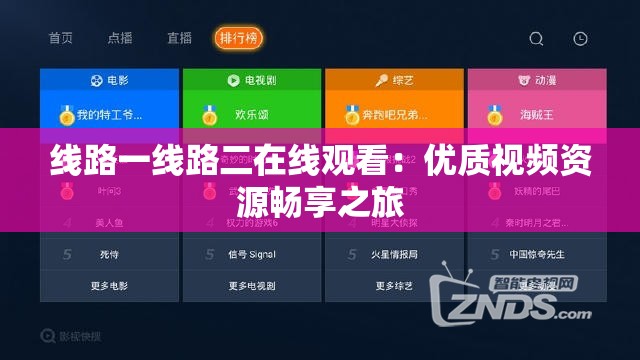线路一线路二在线观看：优质视频资源畅享之旅