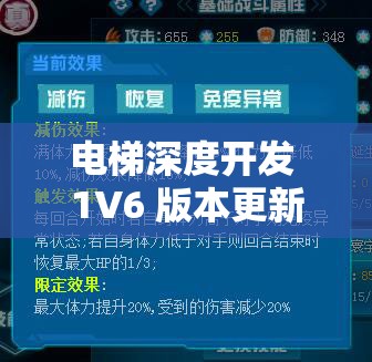 电梯深度开发 1V6 版本更新内容及亮点呈现
