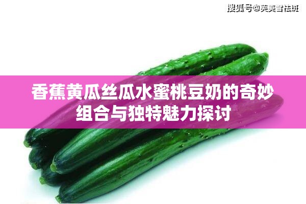 香蕉黄瓜丝瓜水蜜桃豆奶的奇妙组合与独特魅力探讨