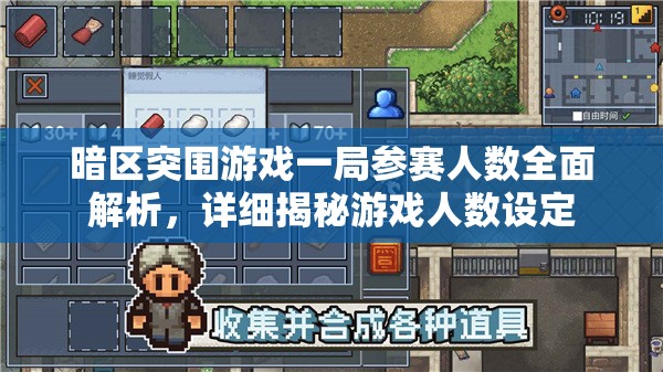 暗区突围游戏一局参赛人数全面解析，详细揭秘游戏人数设定