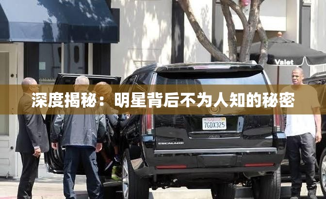 深度揭秘：明星背后不为人知的秘密