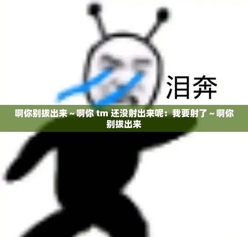 啊你别拔出来～啊你 tm 还没射出来呢：我要射了～啊你别拔出来