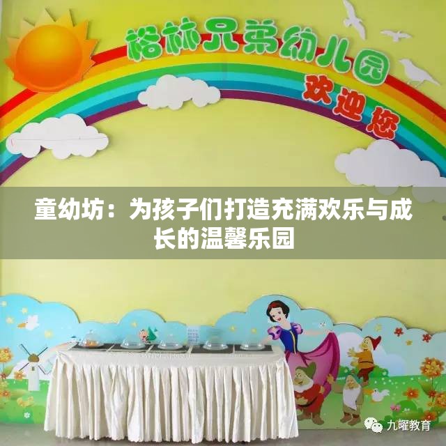 童幼坊：为孩子们打造充满欢乐与成长的温馨乐园