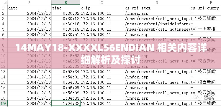 14MAY18-XXXXL56ENDIAN 相关内容详细解析及探讨