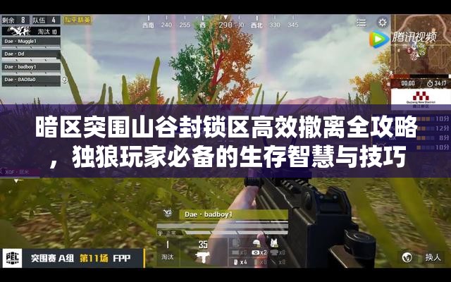 暗区突围山谷封锁区高效撤离全攻略，独狼玩家必备的生存智慧与技巧