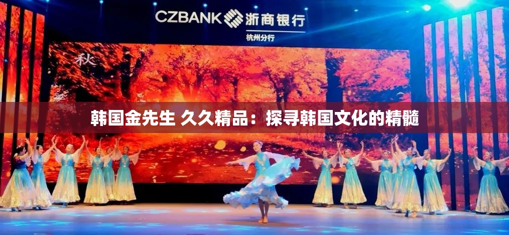 韩国金先生 久久精品：探寻韩国文化的精髓