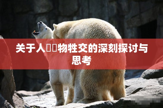 关于人與動物牲交的深刻探讨与思考
