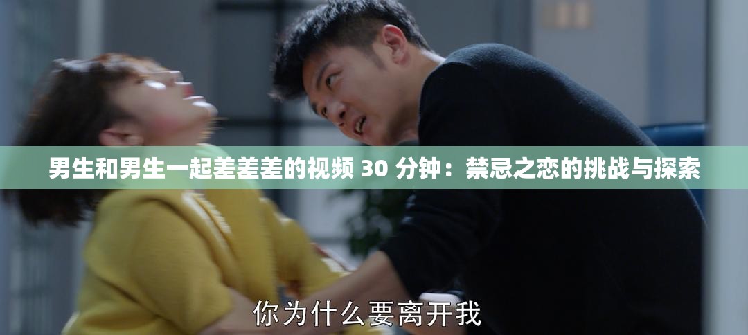 男生和男生一起差差差的视频 30 分钟：禁忌之恋的挑战与探索
