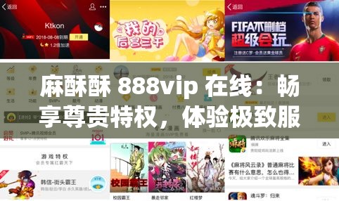 麻酥酥 888vip 在线：畅享尊贵特权，体验极致服务