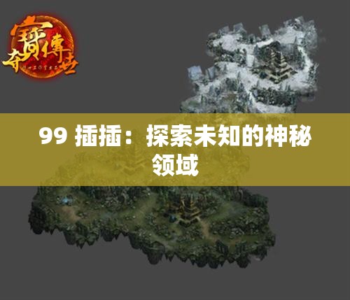 99 插插：探索未知的神秘领域