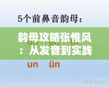 韵母攻略张惟风：从发音到实践的全面指南