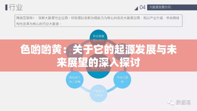 色哟哟黄：关于它的起源发展与未来展望的深入探讨
