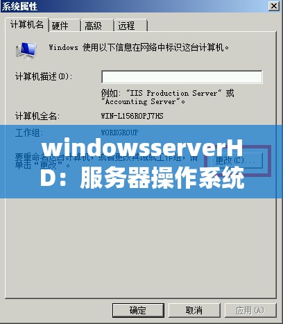windowsserverHD：服务器操作系统的经典之选