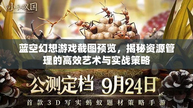 蓝空幻想游戏截图预览，揭秘资源管理的高效艺术与实战策略