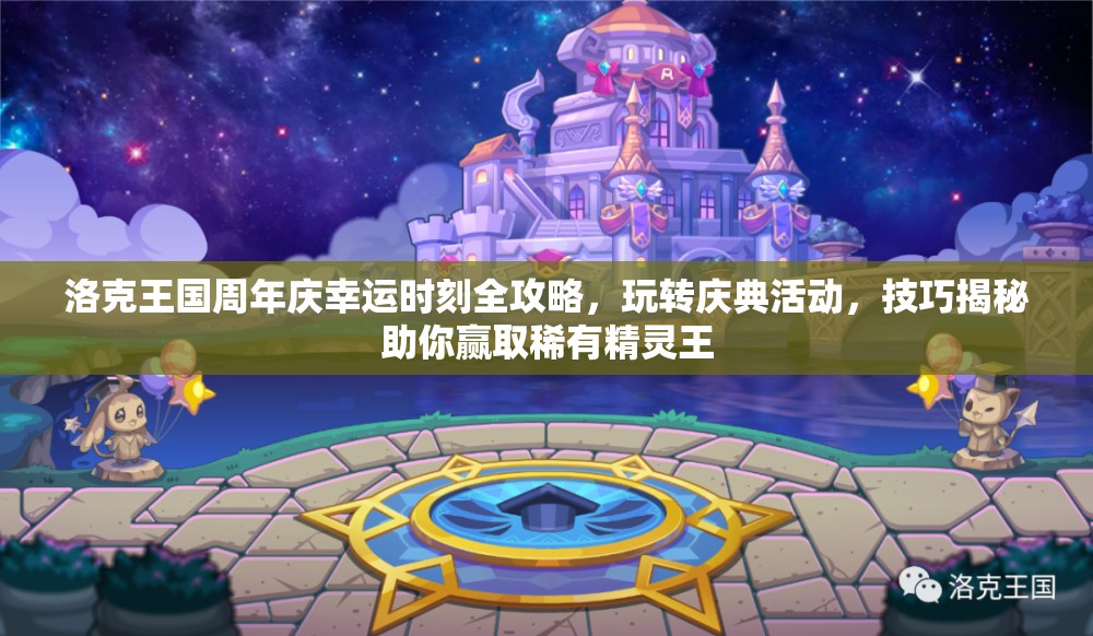 洛克王国周年庆幸运时刻全攻略，玩转庆典活动，技巧揭秘助你赢取稀有精灵王