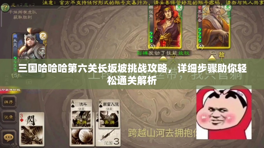 三国哈哈哈第六关长坂坡挑战攻略，详细步骤助你轻松通关解析