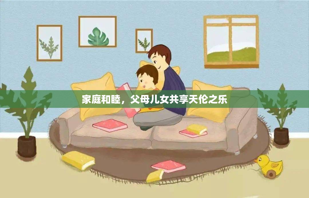家庭和睦，父母儿女共享天伦之乐