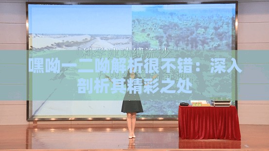 嘿呦一二呦解析很不错：深入剖析其精彩之处
