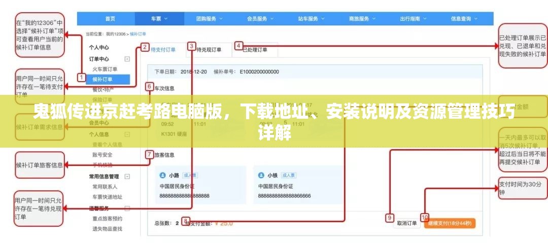 鬼狐传进京赶考路电脑版，下载地址、安装说明及资源管理技巧详解