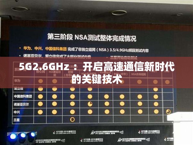 5G2.6GHz ：开启高速通信新时代的关键技术