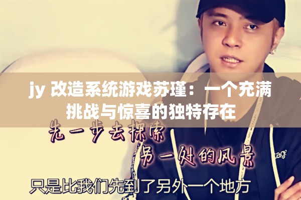 jy 改造系统游戏苏瑾：一个充满挑战与惊喜的独特存在