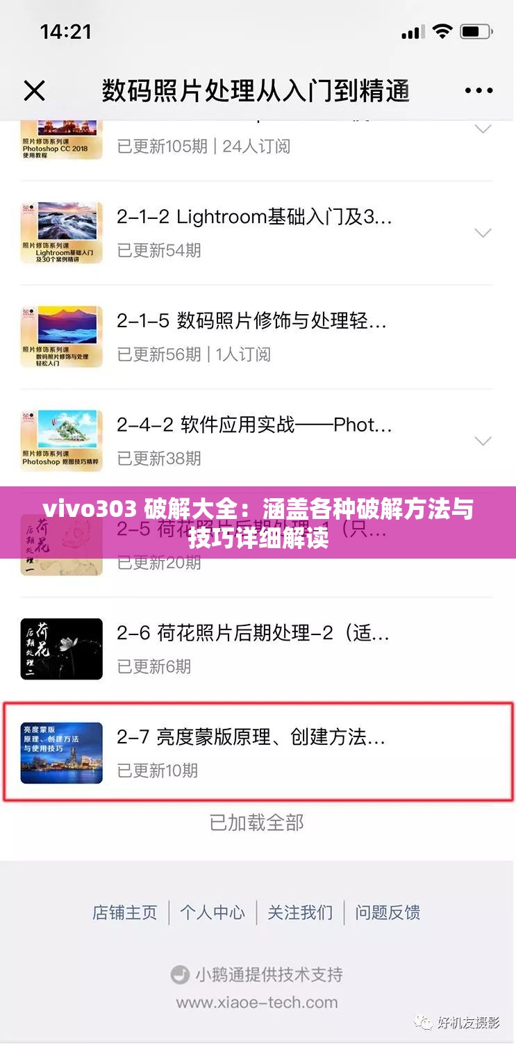 vivo303 破解大全：涵盖各种破解方法与技巧详细解读