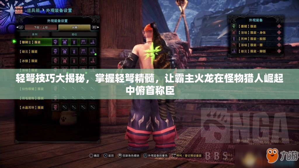 轻弩技巧大揭秘，掌握轻弩精髓，让霸主火龙在怪物猎人崛起中俯首称臣