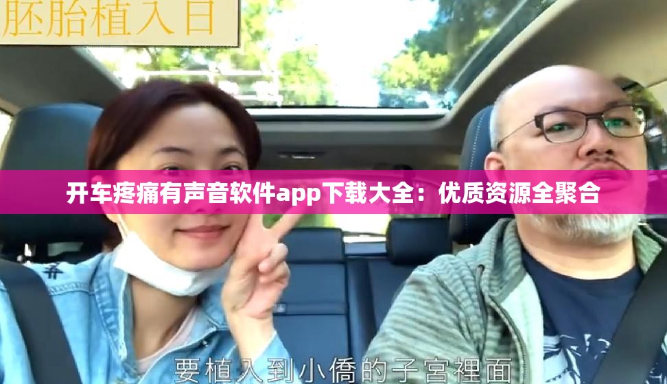 开车疼痛有声音软件app下载大全：优质资源全聚合