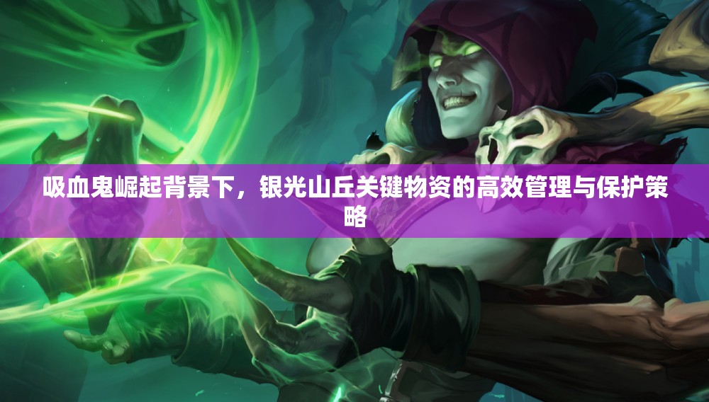吸血鬼崛起背景下，银光山丘关键物资的高效管理与保护策略