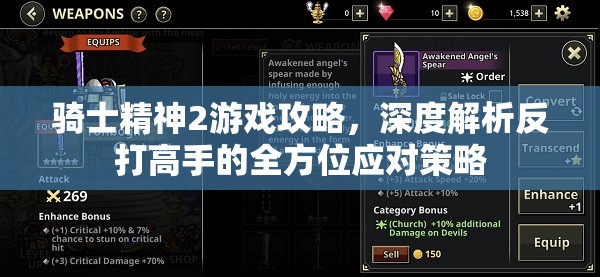 骑士精神2游戏攻略，深度解析反打高手的全方位应对策略