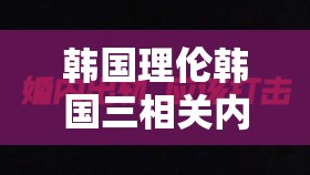 韩国理伦韩国三相关内容探讨及分析